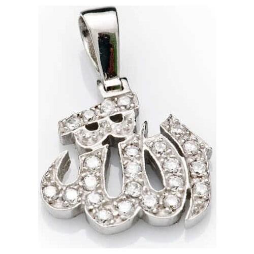 Tevuli 925 Sterling Silver Allah Written Lady Necklace