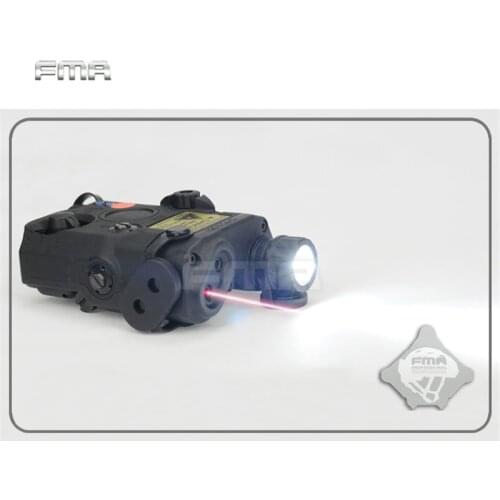 FMA PEQ-15 LA5 Upgrade Version LED White Flashlight + Red laser with IR Lenses Tactical Hunting Rifle Airsoft Battery Box TB0074