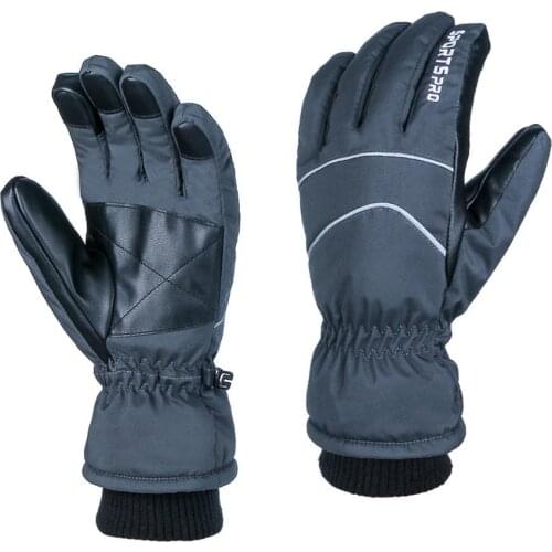 Cycling Gloves Waterproof Windproof Gloves for Outdoor Sports Autumn and winter warm full-finger touch screen outdoor riding