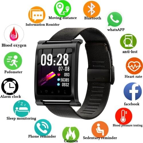 RGTOPONE Waterproof Smart Watch Sports Smartwatch Enhanced Accuracy IP68 Swimming Bluetooth Fitness Tracker Heart Rate Messages