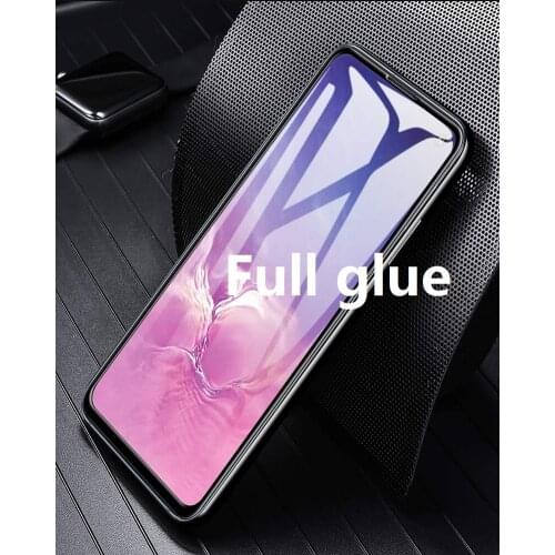 FULL GLUE Tempered Glass Screen Protector For Samsung galaxy s10E Note 9 8 S10 S8 S9 plus Curved Edge Full Adhesive Film Case