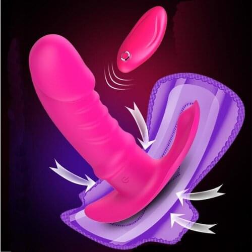 12 Speed Wireless Remote Dildo Vibrator Panty Female Masturbator Out Wearable G-Spot Vibrator Panties Adult Sex Toys for Woman