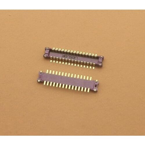 2PCS LCD Display FPC Port contact Connector FOR SAMSUNG GALAXY S DUOS S7562 30pin replacement repair on Motherboard Mainboard