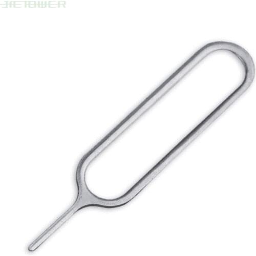 5000pcs/lot Metal SIM Card Tray Removal Eject Pin Key Tool Needle For iPhone 7 plus 8 X iPad Samsung S7 S8 Xiaomi