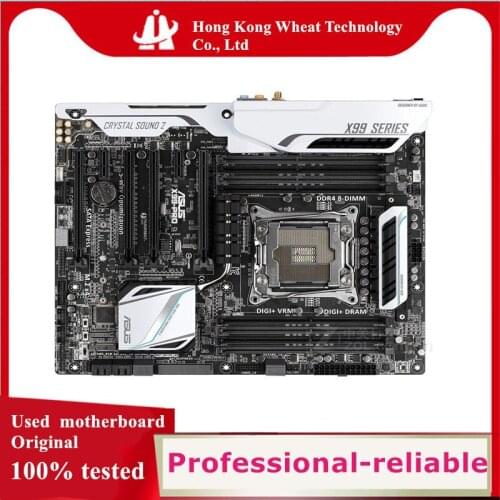 For ASUS X99-PRO Motherboard Socket LGA 2011 V3 DDR4 SATA III For Intel X99 Original Desktop Used Mainboard