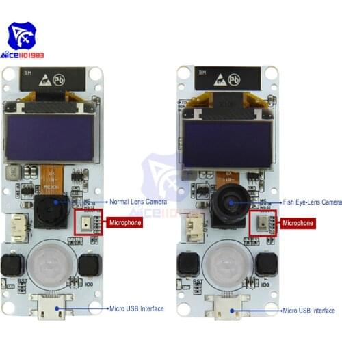 ESP32-Cam ESP32 Dual-Core WIFI Board OV2640 Camera Module 0.96" OLED LCD BME280 Sensor CP2104 Microphone 2 Pin Wire for Arduino