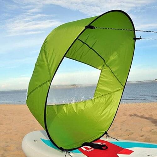 42in/108cm Sail Foldable Kayak Boat Wind Sail Sup Paddle Board Sailing Canoe Stroke Paddle Rowing Boats Wind Clear Window