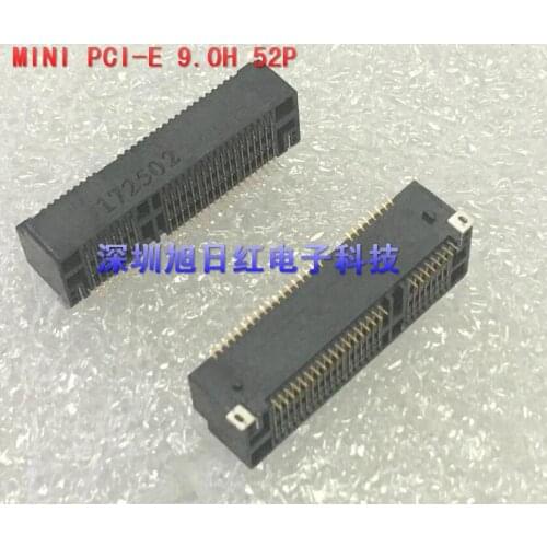 MINI PCI-E 9.0H 52PIN 3G Module slot Wireless network card socket connector