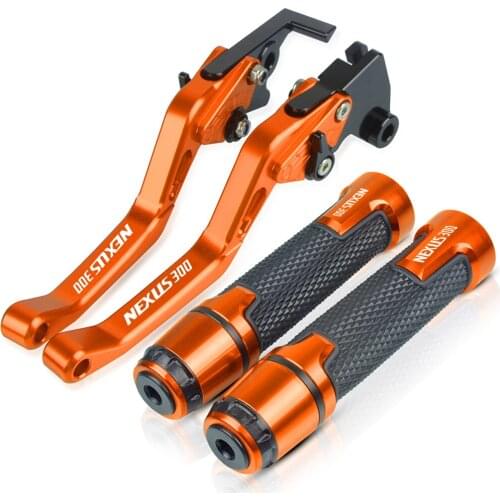 Motorcycle aluminum Accessories Handle Grips Handlebar Short Brake Clutch Lever For GILERA Nexus 300 2008-2012 2009 2010 2012