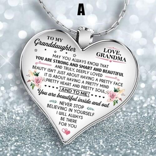 My Mind Heart Ornament Necklace for Your Special One Heart Shape Pendant Jewelry Gift for Xmas Birthday Valentines Day d88