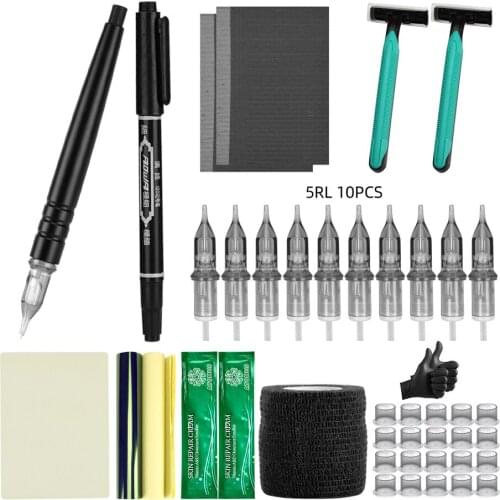 Stick And Poke Tattoo Kit Completo Maquinas De Tatuar Kits Tattoo Needles Set Profesional Kits De Tatuaje Kit Para Tatuar