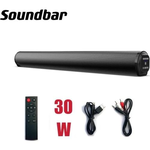 Wall-mounted bluetooth speaker high power TV Soundbar subwoofer speaker home theater system USB wireless stereo computer speaker