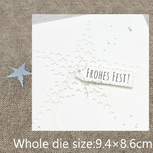 New Design Craft Metal stencil mold Cutting Dies stars frame decoration scrapbook die cuts Album Paper Card Craft Embossing