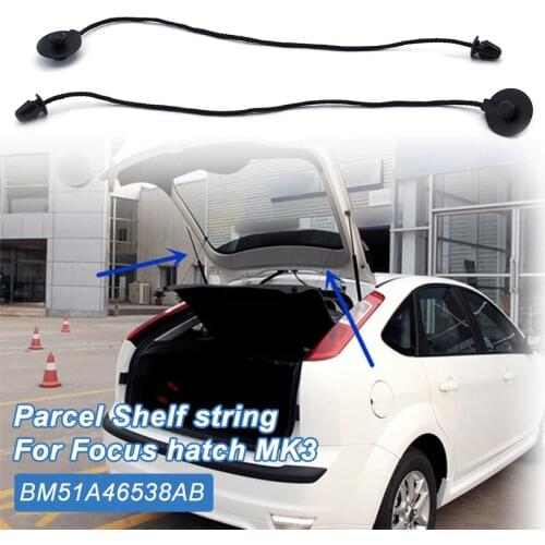 NEW STYLE Rear Trunk Storage Package Tray Tie Lift String Strap Parcel Shelf BM51A46538AA For Ford Focus MK3 Hatchback 2012-2017