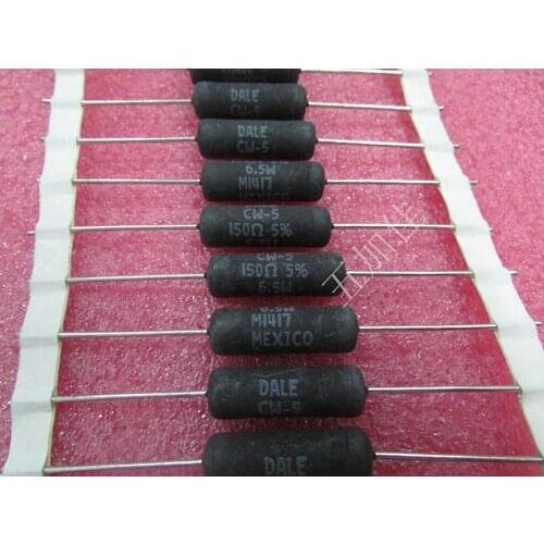 Original new 100% CW-5 6.5W 150R 5% wire-wound resistance (Inductor)
