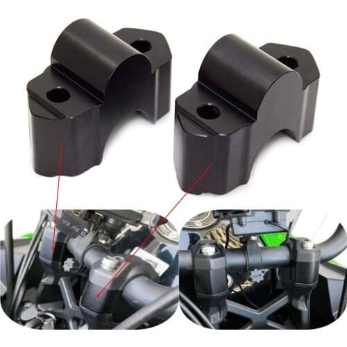 For Kawasaki Versys 1000 2015-2020 handlebar risers Height up Adapters aluminum alloy black