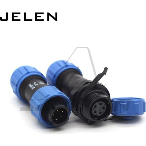 SP11series IP68 Waterproof Connector 5 pin Male and female Docking wire cable connector plug socket