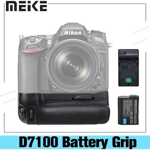 Meike D7100 Meike MK-D7100 MK D7100 Vertical Battery Grip Holder for Nikon D7100 D7200 replace MB-D15 as EN-EL15 With Battery
