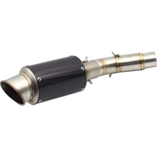 For Suzuki GSR750 Motorcycle Exhaust Muffler Pipe System Slip On Middle Connect Link Tube with Tailpipe Escape Moto DB Killer