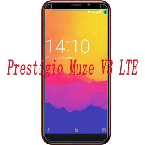 Smartphone 9H Tempered Glass for Prestigio Muze V3 LTE GLASS Explosion-proof Protective Film Screen Protector cover phone