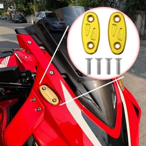 Motorcycle Rearview Mirror Decorative Sheet Aluminum for CBR650R CBR650F CBR500R CBR300R CBR250R Rear View Mirror Cap Decorative