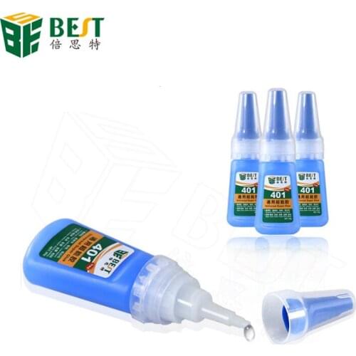 1 Bottle 401Speed Bottle Strong Super Glue Quick Repair Instant Quick-drying Glue 20G Multi-purpose BEST401