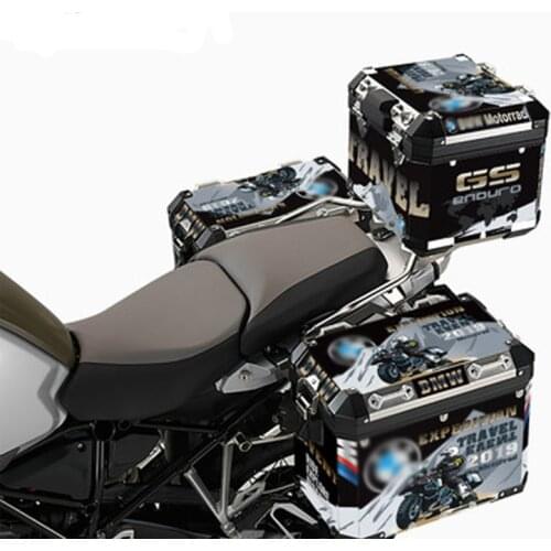 1 Set of adventure racing motorcycle tail box stickers are global R1200GS F800GS F700GS