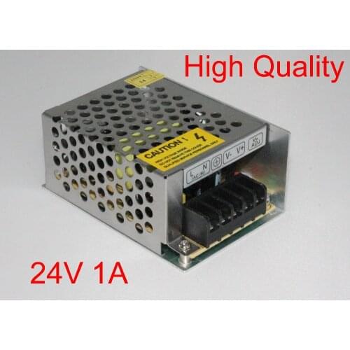 1pcs High Quality 24V 1A DC 24W Universal Regulated Switching Power Supply 24V1A LED Driver 24V1000mA