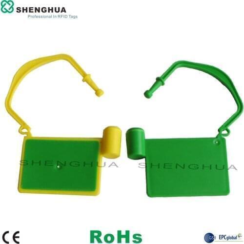 10pcs/pack High Quality UHF 860-960MHZ zip cable tie tag for RFID Safety Seal locking container High quality Tracking Label