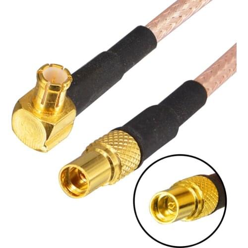 5pieces\lot) MCX Plug male right angle to MMCX Jack female connector Extension cord RG316 pigtail cable 15CM