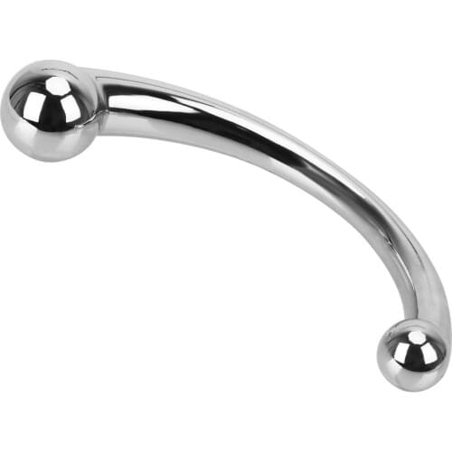 Anal Plug Female Masturbation Double Head Adult Sex Products Sex Toys for Women Stainless Steel Prostate Massage