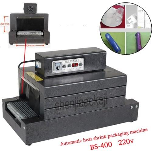 BS-400 Automatic heat shrink packaging machine Electricity laminator sealing machine 220v Double temperature control 20*40CM
