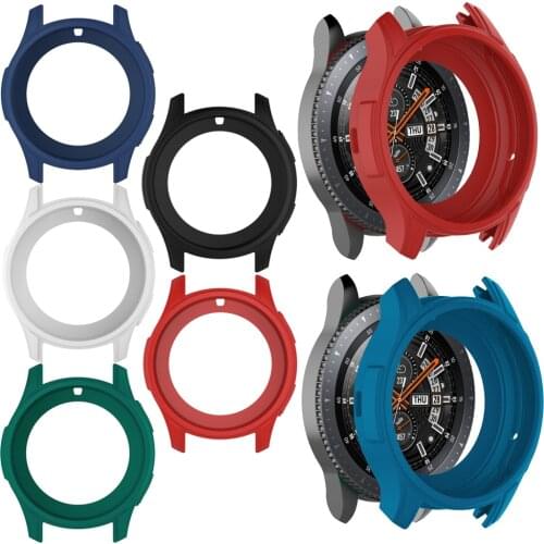 Cover For Samsung Gear S3 frontier/Galaxy Watch 46mm Bumper TPU Smart Watch Accessories Protective Shell Case Anti-collision