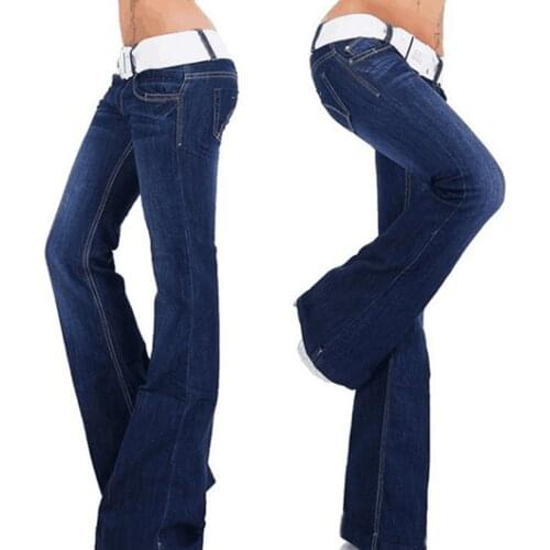 Spring Autumn New Womens Jeans High Waist Clothes Wide Leg Jeans Blue Street Style Retro Quality Fashionable Straight Pants#F3