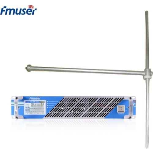 FMUSER FSN-350T 350W 300W Touch Screen PLL FM Radio Transmitter Broadcast+FU-DV1 Antenna+30m 1/2" Cable For FM Radio Station
