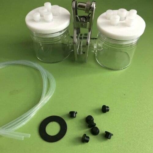 Type H sealed cell. H-type exchangeable ion-exchange membrane sealed electrolytic cell. Electrochemical matching electrode