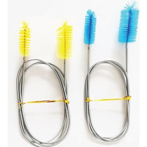 Aquarium Cleaning Brush Flexible for Bent Tube Double Ended Water Filter Pump Air Tube Hose Cleaner Fish Tank Accessories 155cm