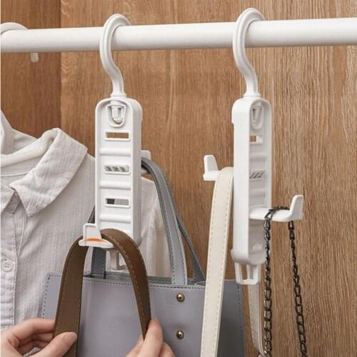 Multifunctional 360 Degree Rotating Plastic Clothes Hanger Organizer Double-sided Room Wardrobe Storage Scarf Hook Hangers