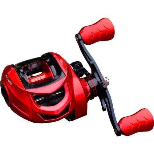PROBEROS Baitcasting Reel 7.2:1 Gear Ratio Reel Freshwater Aluminum Spool 10 KG Max Drag Fishing Reel 12 Magnetic Brake System