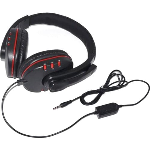 Wired Gaming Headphones Deep Bass Stereo with Mic 3.5mm Jack Headsets Noise Isolating Headphone for PS4 for XBOX-ONE PC