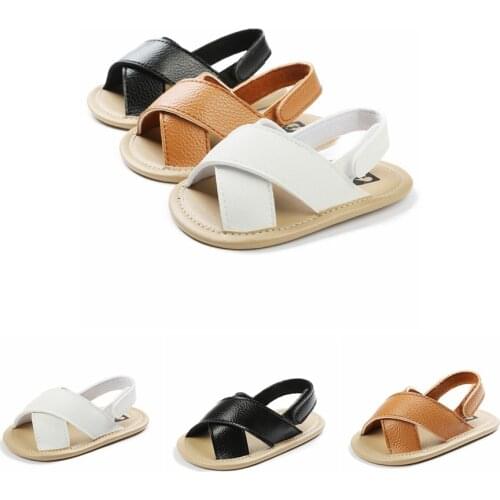 Summer Male Treasure Baby Toddler Shoes Indoor Soft-soled Non-slip Breathable Sandals Shoes Newborn Boys Slippers Sandals