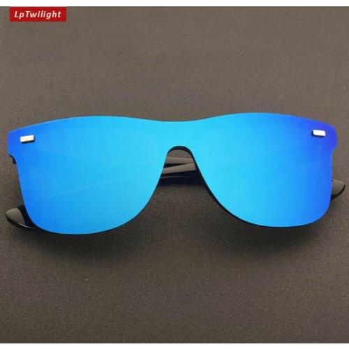 LpTwilight 2021Vintage Sunglasses Men Rimless Square Sunglasses Fashion Sunglasses Brand Woman Luxury Oculos De Sol Feminino