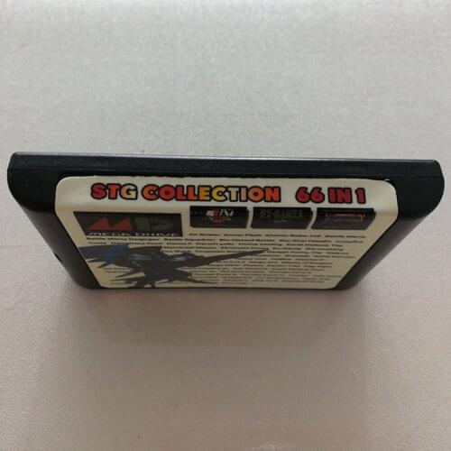 STG COLLECTION 66in1 16 Bit MD Game Card For Sega Mega Drive Genesis
