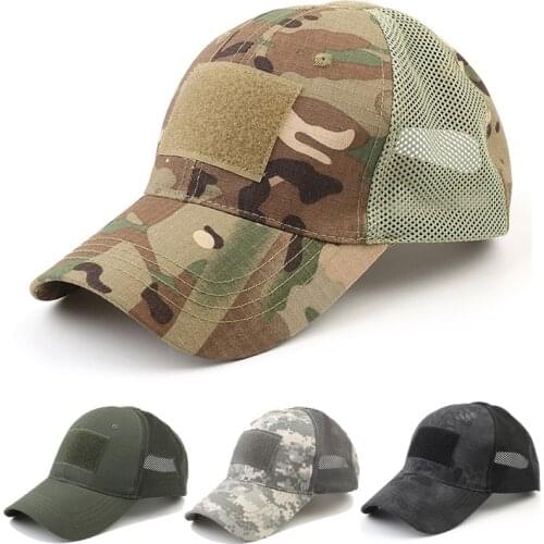 Tactical Camouflage Cap Adjustable Military Army Airsoft Summer Sunprotect Cap Outdoor Simplicity Hiking Hunting Fishing Hat