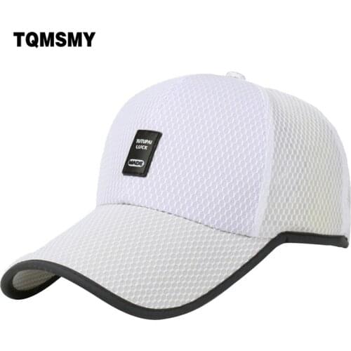 TQMSMY summer sun hat Mens women Baseball caps snapback cap quick dry visor Hip-Hop bone breathable chapeu mesh hat Men TMAT60
