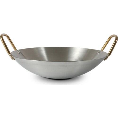 Thickened Stainless Steel Pot Thickened Pot Household Dry Pot Hot Pot Outdoor Cooking Pot Chafing Dish Stove Soup Pan