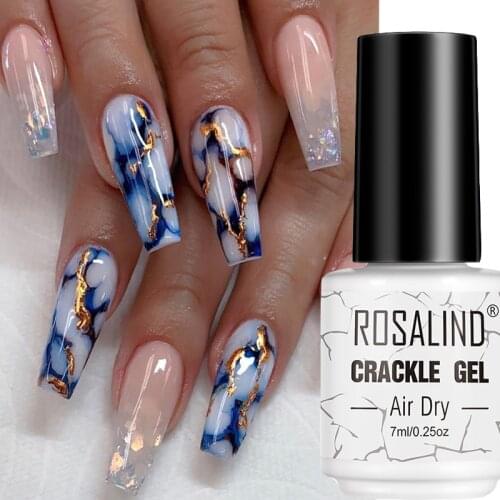 12 colors cracked nail polish glue phototherapy glue DIY design manicure set air-dried nail polish its base color gel varnish