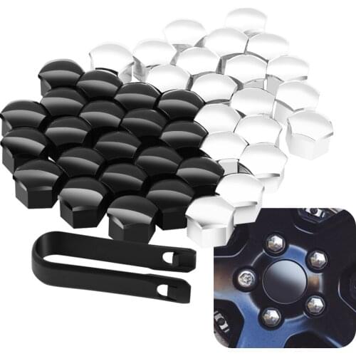 20pcs Tyre Wheel Hub Covers Wheel Nuts Covers Protection Caps Tire Wheel Screw Bolts Nut Caps Hub Screw Protector