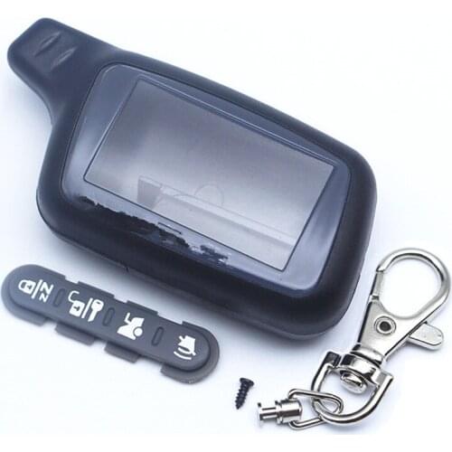 X5 Case Keychain for Russian Version Two way car alarm system TOMAHAWK X5 LCD remote control Key Fob Chain