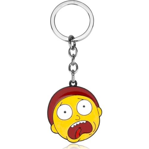 Dongsheng cartoon anime keychain enamel metal keyring key chains